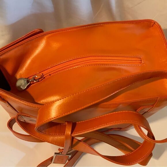 DKNY Handbag backpack Front Buckle  Orange main image 5